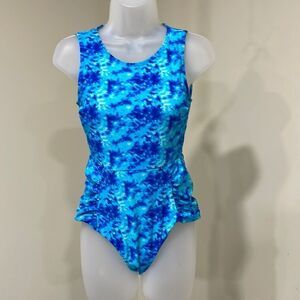 NWOT Cupshe blue one piece swim suit. Size M medium 8/10